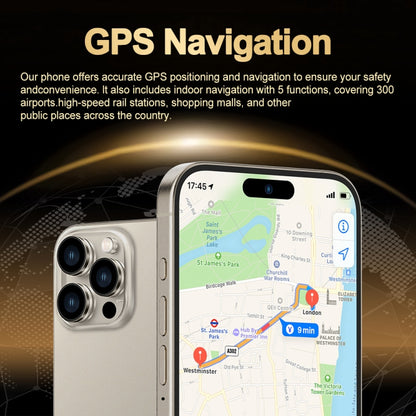 i16 Pro Max / Q5A, 6GB+128GB, 6.5 inch Screen, Face Identification, Android 10 MTK6762 Octa Core, OTG, NFC, Network: 4G, Dual SIM, EU Plug (Blue) -  by buy2fix | Online Shopping UK | buy2fix