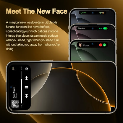 i16 Pro Max / Q5A, 6GB+128GB, 6.5 inch Screen, Face Identification, Android 10 MTK6762 Octa Core, OTG, NFC, Network: 4G, Dual SIM, EU Plug (Gold) -  by buy2fix | Online Shopping UK | buy2fix