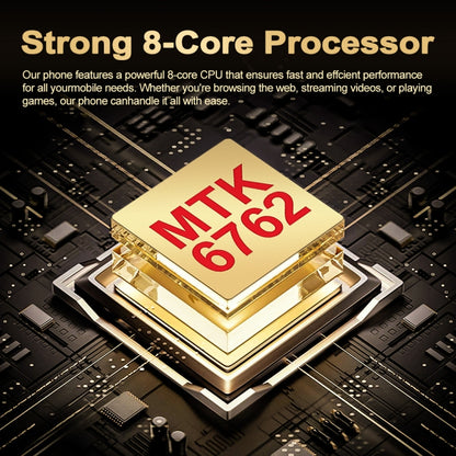 i16 Pro Max / Q5A, 6GB+128GB, 6.5 inch Screen, Face Identification, Android 10 MTK6762 Octa Core, OTG, NFC, Network: 4G, Dual SIM, EU Plug (Gold) -  by buy2fix | Online Shopping UK | buy2fix