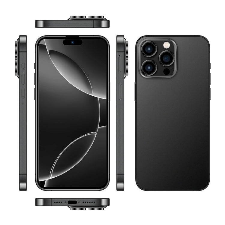 i16 Pro Max / Q5A, 6GB+128GB, 6.5 inch Screen, Face Identification, Android 10 MTK6762 Octa Core, OTG, NFC, Network: 4G, Dual SIM, US Plug (Black) -  by buy2fix | Online Shopping UK | buy2fix