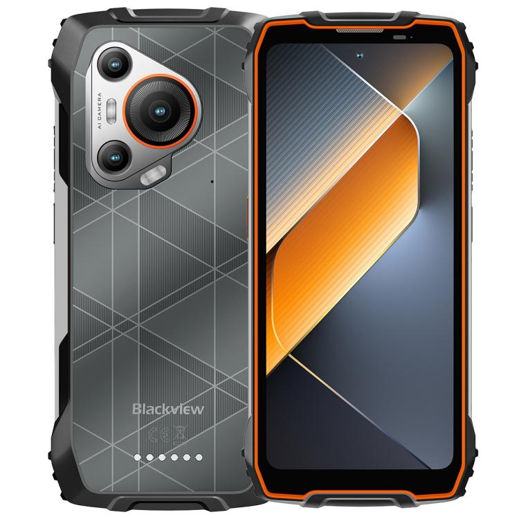 Blackview BL7000 Rugged Phone, 8GB+256GB, 6.78 inch Android 15 MediaTek Dimensity 6300 Octa Core, Network: 5G, NFC, OTG (Orange) - Blackview by Blackview | Online Shopping UK | buy2fix