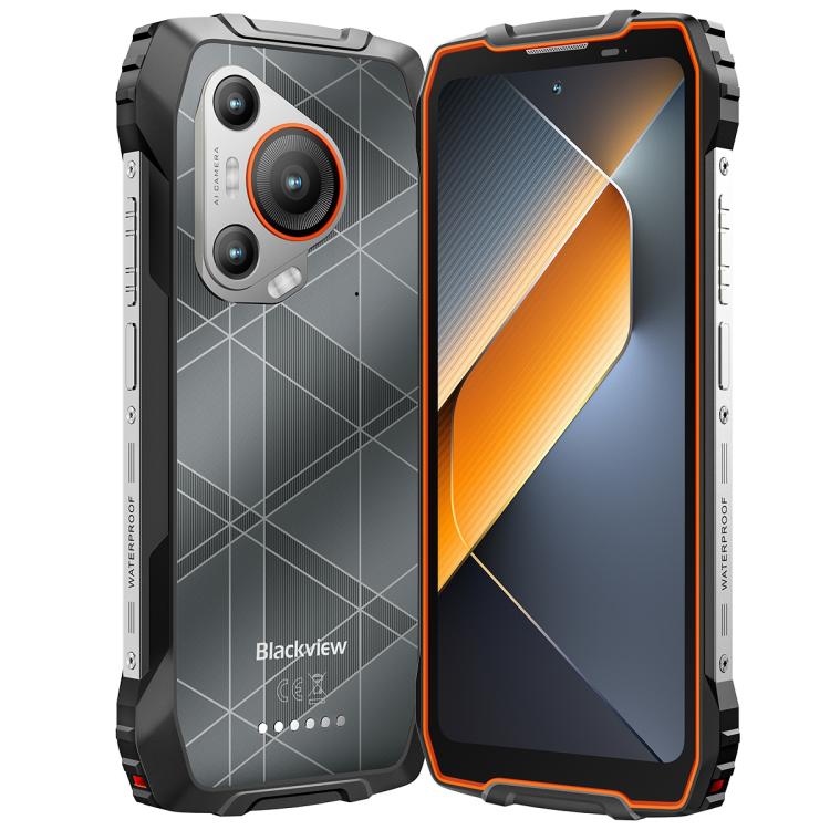 Blackview BL7000 Rugged Phone, 8GB+256GB, 6.78 inch Android 15 MediaTek Dimensity 6300 Octa Core, Network: 5G, NFC, OTG (Orange) - Blackview by Blackview | Online Shopping UK | buy2fix