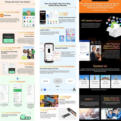 Blackview BL7000 Rugged Phone, 8GB+256GB, 6.78 inch Android 15 MediaTek Dimensity 6300 Octa Core, Network: 5G, NFC, OTG (Orange) - Blackview by Blackview | Online Shopping UK | buy2fix