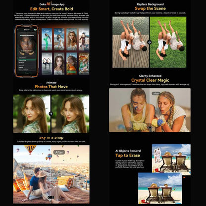 Blackview BL7000 Rugged Phone, 8GB+256GB, 6.78 inch Android 15 MediaTek Dimensity 6300 Octa Core, Network: 5G, NFC, OTG (Orange) - Blackview by Blackview | Online Shopping UK | buy2fix