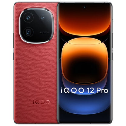 vivo iQOO 12 Pro, Triple Back Cameras, 16GB+512GB, Face ID / Fingerprint Identification, 6.78 inch Android 14 OriginOS 4 Snapdragon 8 Gen 3 Octa Core, OTG, NFC, Network: 5G, Support Google Play (Red) - vivo by vivo | Online Shopping UK | buy2fix