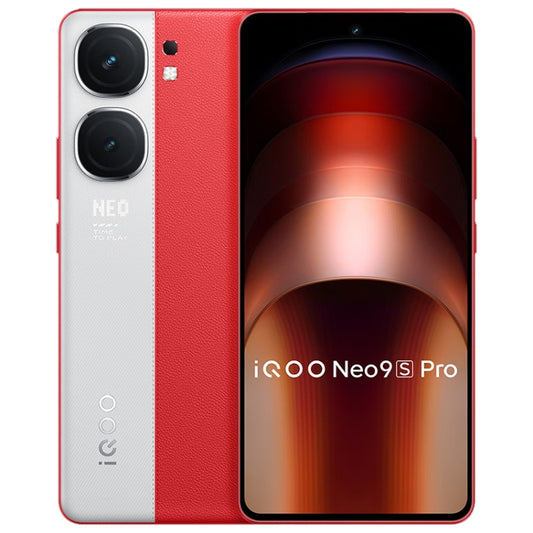 vivo iQOO Neo9S Pro, Dual Back Cameras, 12GB+256GB, Face ID / Fingerprint Identification, 6.78 inch Android 14 OriginOS 4 Dimensity 9300+ Octa Core, OTG, NFC, Network: 5G, Support Google Play (Red) - vivo by vivo | Online Shopping UK | buy2fix