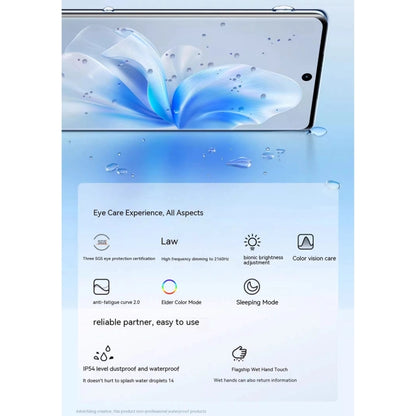 vivo S18 Pro, Triple Back Cameras, 12GB+256GB, Face ID Screen Fingerprint Identification, 6.78 inch Android 14.0 OriginOS 4 Dimensity 9200+ Octa Core 3.35GHz, OTG, NFC, Network: 5G, Support Google Play (Blue) - vivo by vivo | Online Shopping UK | buy2fix