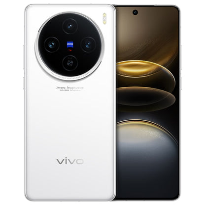vivo X100s, Triple Back Cameras, 16GB+512GB, Face ID / Fingerprint Identification, 6.78 inch Android 14 OriginOS 4 Dimensity 9300+ Octa Core, OTG, NFC, Network: 5G, Support Google Play (White) by vivo