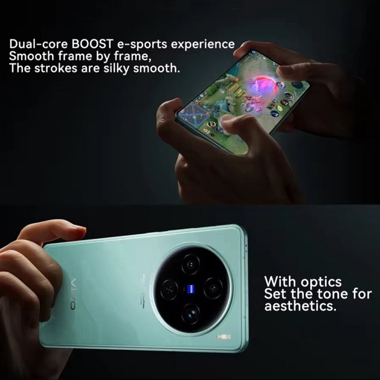 vivo X100s, Triple Back Cameras, 16GB+512GB, Face ID / Fingerprint Identification, 6.78 inch Android 14 OriginOS 4 Dimensity 9300+ Octa Core, OTG, NFC, Network: 5G, Support Google Play (White) by vivo