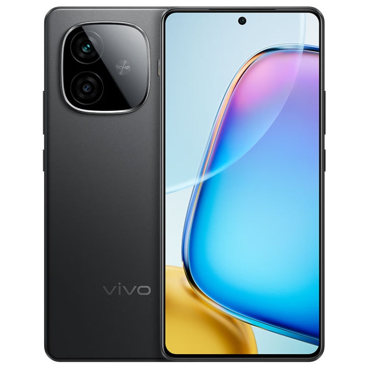 vivo Y200 GT, Dual Back Cameras, 8GB+256GB, Face ID Screen Fingerprint Identification, 6.78 inch Android 14.0 OriginOS 4 Snapdragon 7 Gen 3 Octa Core 2.63GHz, OTG, NFC, Network: 5G, Support Google Play (Black) - vivo by vivo | Online Shopping UK | buy2fix