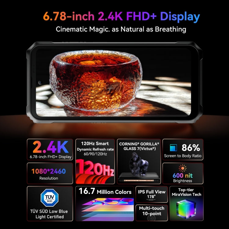 [HK Warehouse] Blackview BL9000 Pro 5G, Thermal Imaging Camera, 12GB+512GB, IP68/IP69K/MIL-STD-810H, 6.78 inch Android 14 MediaTek Dimensity 8020 Octa Core, Network: 5G, NFC, OTG (Black) - Blackview by Blackview | Online Shopping UK | buy2fix