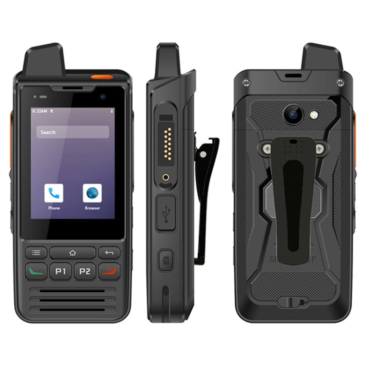 UNIWA F60 Walkie Talkie Rugged Phone, 1GB+8GB, IP68 Waterproof Dustproof Shockproof, 5300mAh Battery, 2.8 inch Android 9.0 MTK6739 Quad Core up to 1.3GHz, Network: 4G, SOS, OTG, NFC(Black) - UNIWA by UNIWA | Online Shopping UK | buy2fix