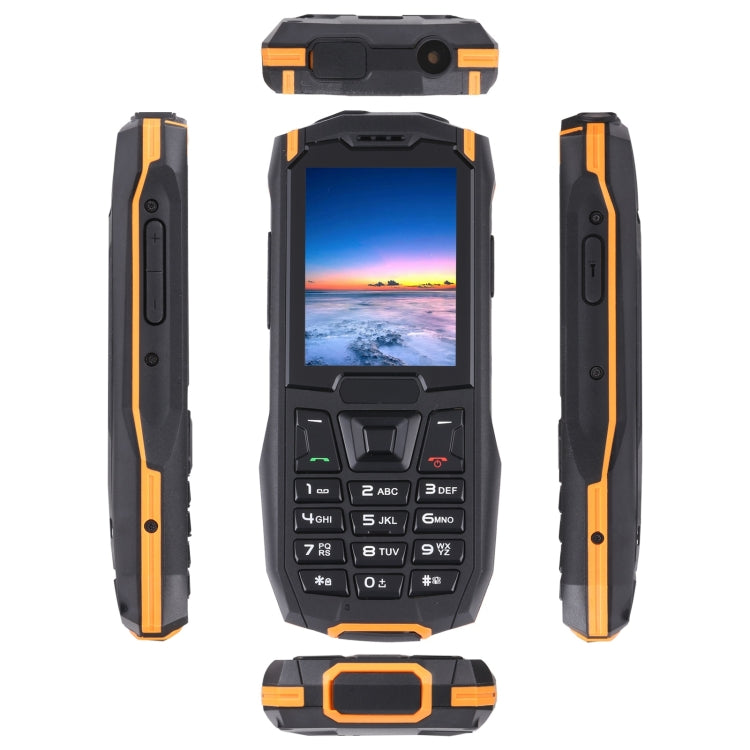 Rugtel R2C Rugged Phone, IP68 Waterproof Dustproof Shockproof, 2.4 inch, MTK6261D, 2500mAh Battery, SOS, FM, Dual SIM (Orange) - Others by Rugtel | Online Shopping UK | buy2fix