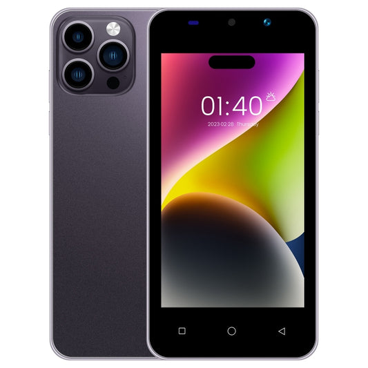 i14 mini HRDP5, 512MB+4GB, 5.0 inch Screen, Face Identification, Android 5.0 MTK6572 Dual Core, Network: 3G (Dark Purple) by buy2fix