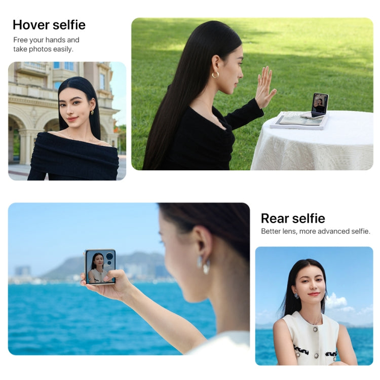 Honor Magic V Flip, 12GB+256GB, 6.8 inch + 4.0 inch Screen MagicOS 8.0 Snapdragon 8+ Gen 1 Octa Core, Network: 5G, NFC, OTG (Black) - Honor by Huawei | Online Shopping UK | buy2fix