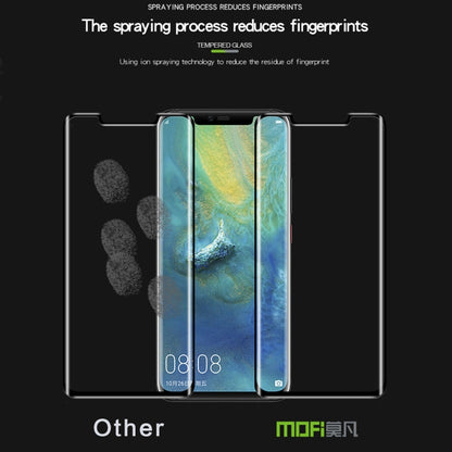 MOFI 9H 3D Explosion-proof Curved Screen Full Glue Tempered Glass Film for Huawei Mate 20 Pro(Black) - Huawei Tempered Glass by MOFI | Online Shopping UK | buy2fix