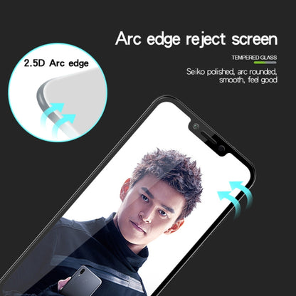 MOFI 9H Surface Hardness 2.5D Arc Edge Full Screen Tempered Glass Film for Huawei Honor Play(Black) - Honor Tempered Glass by MOFI | Online Shopping UK | buy2fix