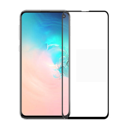 PINWUYO 9H 3D Curved Tempered Glass Film for Galaxy S10 E (Black) - Galaxy Tempered Glass by PINWUYO | Online Shopping UK | buy2fix