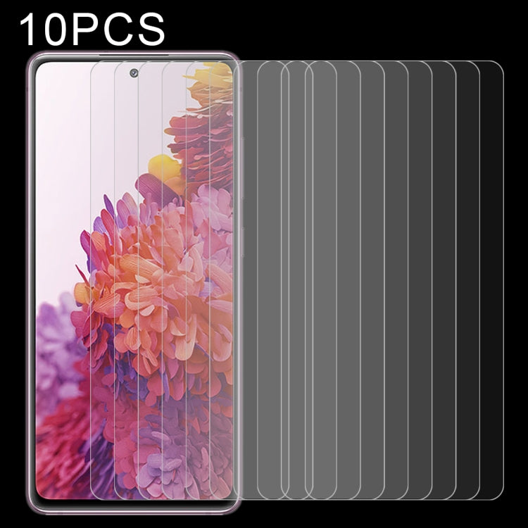 For Samsung Galaxy S20 FE / S20 FE 5G / S20 FE 2022 10 PCS 0.26mm 9H 2.5D Tempered Glass Film by buy2fix