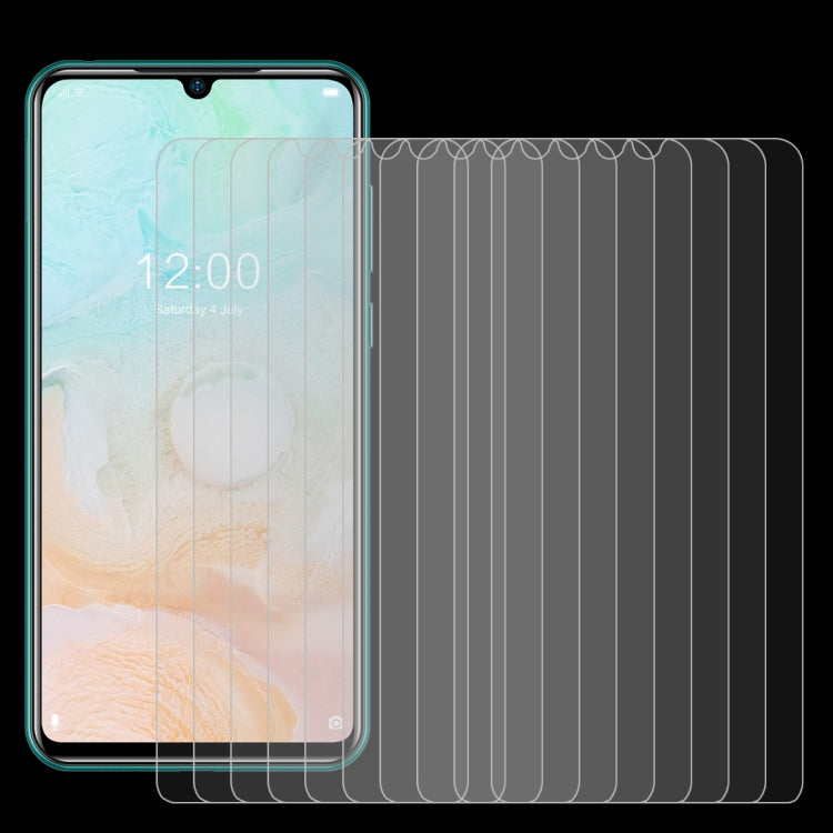 10 PCS For Doogee N20 Pro 0.26mm 9H 2.5D Tempered Glass Film by buy2fix