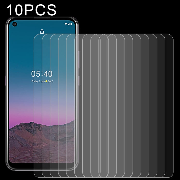 10 PCS For Nokia 5.4 0.26mm 9H 2.5D Tempered Glass Film by buy2fix