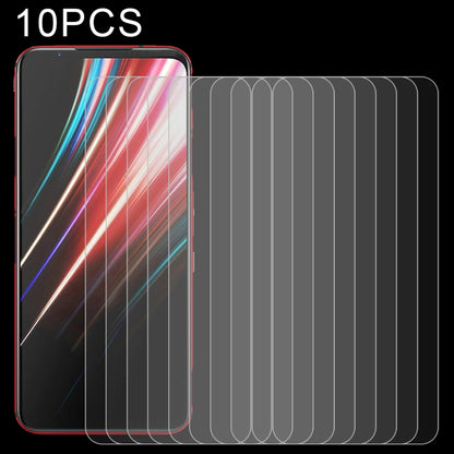 For ZTE nubia Red Magic 5G / Magic 5S 10 PCS 0.26mm 9H 2.5D Tempered Glass Film by buy2fix