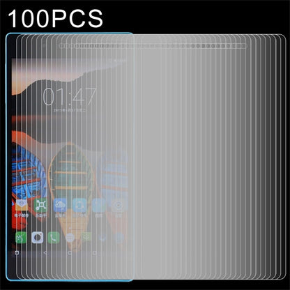 100 PCS for Lenovo Tab3 7 Essential / 710F 0.3mm 9H Surface Hardness Tempered Glass Screen Protector - Others by buy2fix | Online Shopping UK | buy2fix
