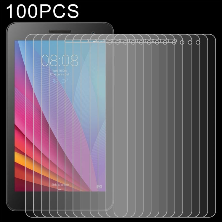 100 PCS 0.3mm 9H Full Screen Tempered Glass Film for Huawei MediaPad T1 7.0 - For Huawei MediaPad by buy2fix | Online Shopping UK | buy2fix