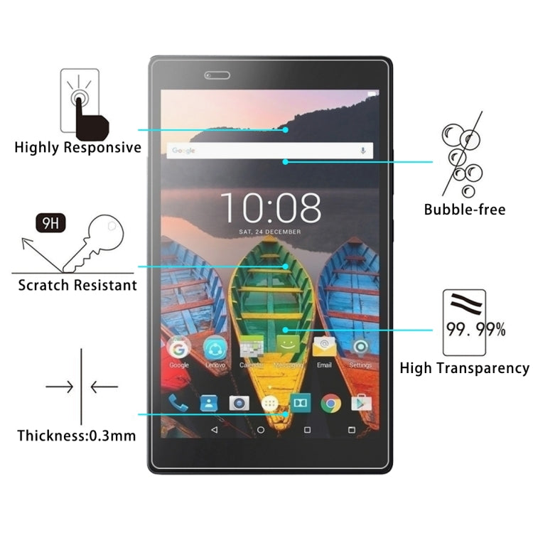 75 PCS 0.3mm 9H Full Screen Tempered Glass Film for Lenovo Tab3 8 Plus / TB-8703 - Others by buy2fix | Online Shopping UK | buy2fix