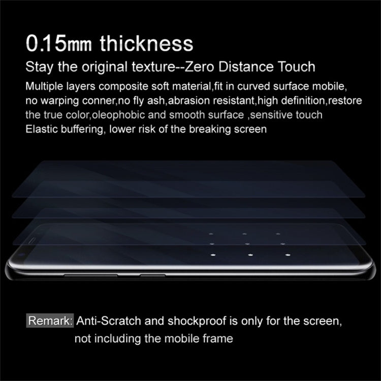 For Galaxy Note 10 2 PCS IMAK 0.15mm Curved Full Screen Protector Hydrogel Film Front Protector - For Samsung by imak | Online Shopping UK | buy2fix