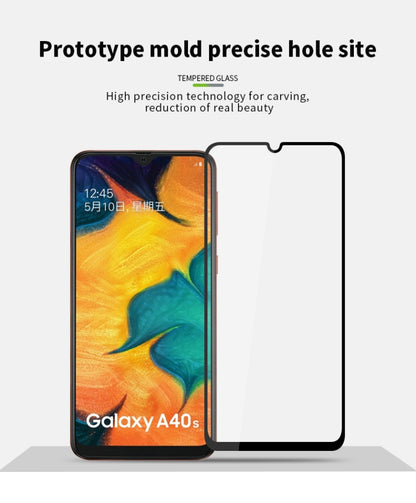 MOFI 9H 2.5D Full Glue Tempered Glass Film for Galaxy A40s(Black) - Galaxy Tempered Glass by MOFI | Online Shopping UK | buy2fix