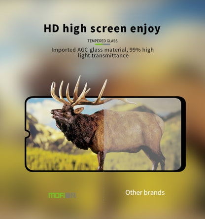 MOFI 9H 2.5D Full Glue Tempered Glass Film for Galaxy A40s(Black) - Galaxy Tempered Glass by MOFI | Online Shopping UK | buy2fix