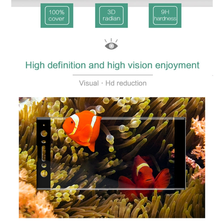 MOFI for Sony Xperia XA2 Ultra 0.3mm 9H Surface Hardness 3D Curved Edge Anti-scratch HD Full Coverage Tempered Glass Screen Protector (Black) - Sony Tempered Glass by MOFI | Online Shopping UK | buy2fix
