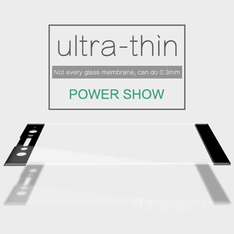 MOFI for Sony Xperia XA2 Ultra 0.3mm 9H Surface Hardness 3D Curved Edge Anti-scratch HD Full Coverage Tempered Glass Screen Protector (Black) - Sony Tempered Glass by MOFI | Online Shopping UK | buy2fix