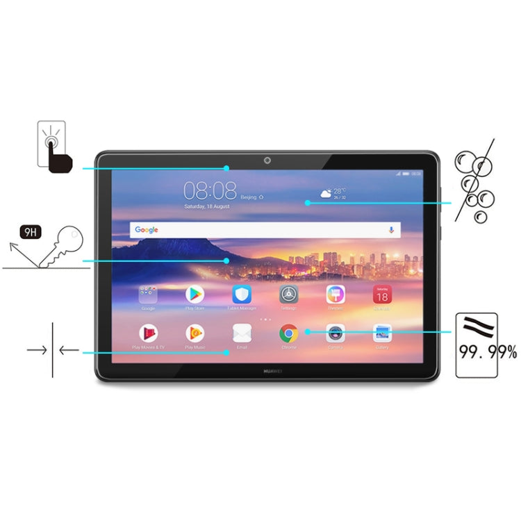 75 PCS 0.3mm 9H Full Screen Tempered Glass Film for Huawei MediaPad T5 10.1 - For Huawei MediaPad by buy2fix | Online Shopping UK | buy2fix