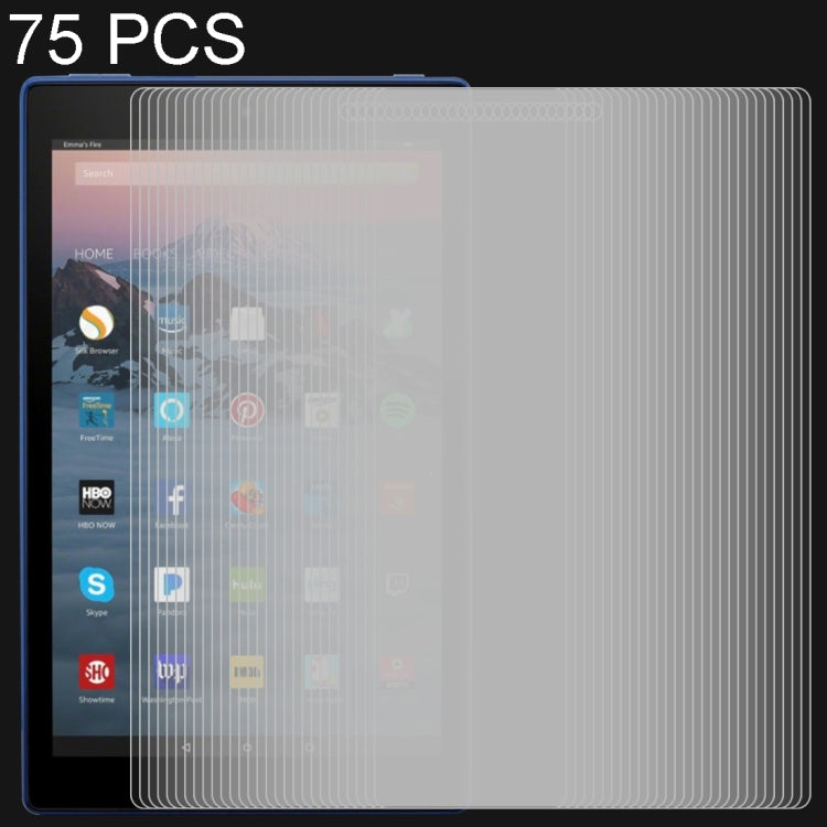 75 PCS 0.3mm 9H Full Screen Tempered Glass Film for Amazon Kindle Fire HD 10 2017 10.1 inch - Others by buy2fix | Online Shopping UK | buy2fix