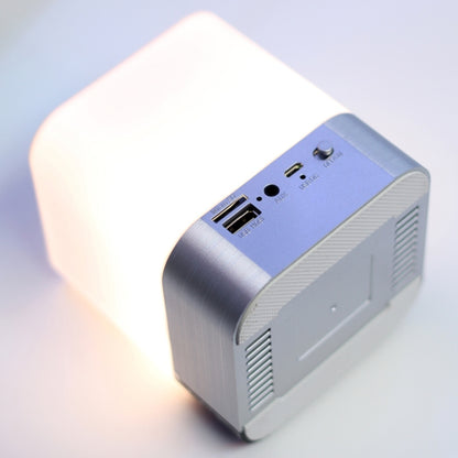 MUSKY DY 28 LED Light 3D Stereo Music Mini Bluetooth Speaker, Support Clock Alarm / AUX, For iPhone, Galaxy, Sony, Lenovo, HTC, Huawei, Google, LG, Xiaomi, other Smartphones - Desktop Speaker by buy2fix | Online Shopping UK | buy2fix