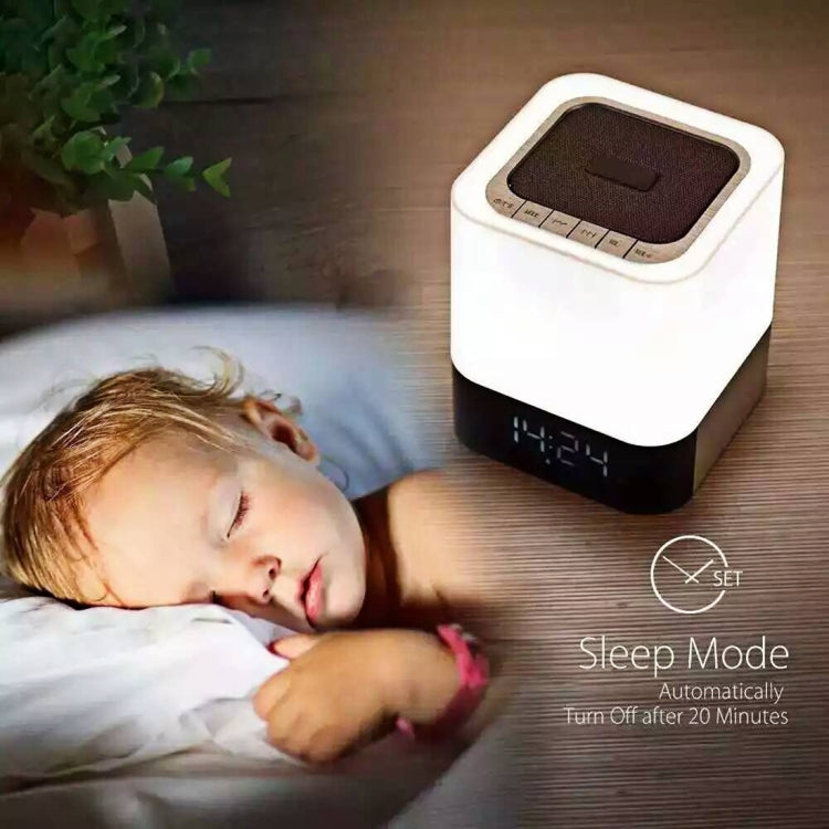 MUSKY DY 28 LED Light 3D Stereo Music Mini Bluetooth Speaker, Support Clock Alarm / AUX, For iPhone, Galaxy, Sony, Lenovo, HTC, Huawei, Google, LG, Xiaomi, other Smartphones - Desktop Speaker by buy2fix | Online Shopping UK | buy2fix