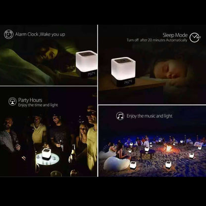 MUSKY DY 28 LED Light 3D Stereo Music Mini Bluetooth Speaker, Support Clock Alarm / AUX, For iPhone, Galaxy, Sony, Lenovo, HTC, Huawei, Google, LG, Xiaomi, other Smartphones - Desktop Speaker by buy2fix | Online Shopping UK | buy2fix