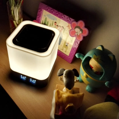 MUSKY DY 28 LED Light 3D Stereo Music Mini Bluetooth Speaker, Support Clock Alarm / AUX, For iPhone, Galaxy, Sony, Lenovo, HTC, Huawei, Google, LG, Xiaomi, other Smartphones - Desktop Speaker by buy2fix | Online Shopping UK | buy2fix