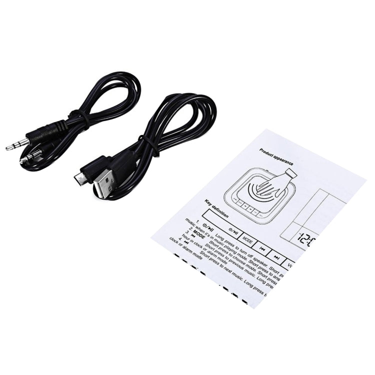 MUSKY DY 28 LED Light 3D Stereo Music Mini Bluetooth Speaker, Support Clock Alarm / AUX, For iPhone, Galaxy, Sony, Lenovo, HTC, Huawei, Google, LG, Xiaomi, other Smartphones - Desktop Speaker by buy2fix | Online Shopping UK | buy2fix