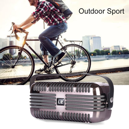 LZ E27 DC 5V Portable Wireless Speaker with Hands-free Calling, Support USB & TF Card & 3.5mm Aux(Black) - Desktop Speaker by buy2fix | Online Shopping UK | buy2fix