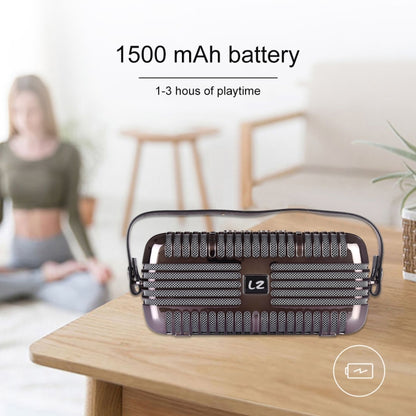 LZ E27 DC 5V Portable Wireless Speaker with Hands-free Calling, Support USB & TF Card & 3.5mm Aux(Black) - Desktop Speaker by buy2fix | Online Shopping UK | buy2fix