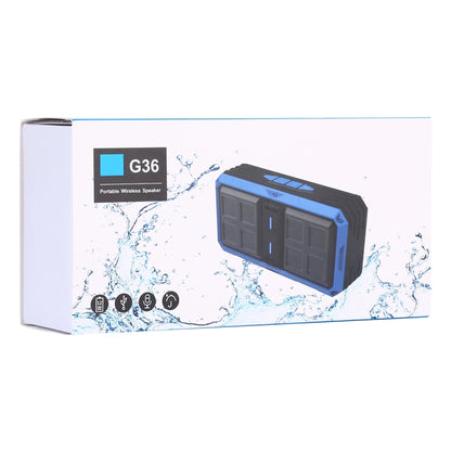 G36 DC 5V Portable Wireless Bluetooth Speaker with Hands-free Calling, Support USB & TF Card & 3.5mm Aux & FM - Desktop Speaker by buy2fix | Online Shopping UK | buy2fix