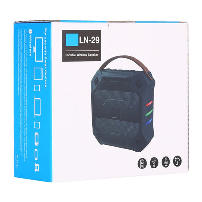 LN-29 DC 5V Portable Wireless Speaker with Hands-free Calling, Support USB & TF Card - Desktop Speaker by buy2fix | Online Shopping UK | buy2fix