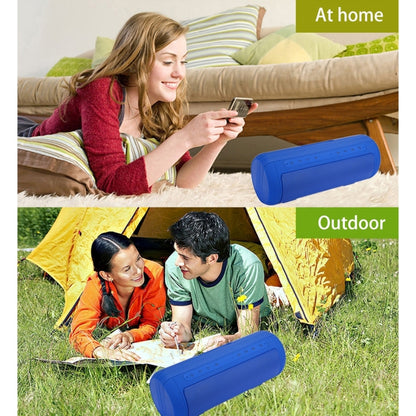 E5 Life Waterproof Bluetooth Stereo Speaker, with Built-in MIC & Handle, Support Hands-free Calls & TF Card & AUX IN & Power Bank, Bluetooth Distance: 10m(Blue) - Waterproof Speaker by buy2fix | Online Shopping UK | buy2fix