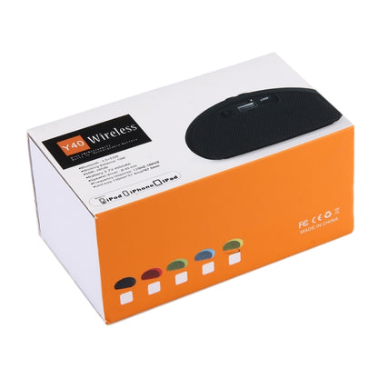 Y40 Portable Bluetooth Stereo Speaker, with Built-in MIC, Support Hands-free Calls & TF Card & AUX IN & FM, Bluetooth Distance: 10m(Black) - Desktop Speaker by buy2fix | Online Shopping UK | buy2fix