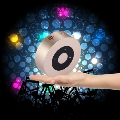 A8 Portable Stereo Bluetooth Speaker Built-in MIC, Support Hands-free Calls / TF Card / AUX IN(Gold) - Desktop Speaker by buy2fix | Online Shopping UK | buy2fix