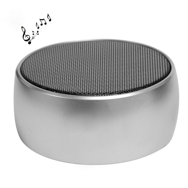 BS01 Portable Bluetooth Speaker, Support Hands-free Calls & TF Card & AUX IN(Silver) - Desktop Speaker by buy2fix | Online Shopping UK | buy2fix
