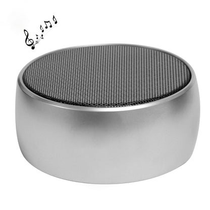 BS01 Portable Bluetooth Speaker, Support Hands-free Calls & TF Card & AUX IN(Silver) - Desktop Speaker by buy2fix | Online Shopping UK | buy2fix